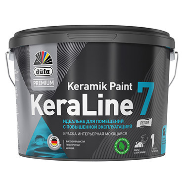 KeraLine 7 база1 9л "DufaPremium" ВД краска KeraLine 7 база1 9л "DufaPremium" ВД краска